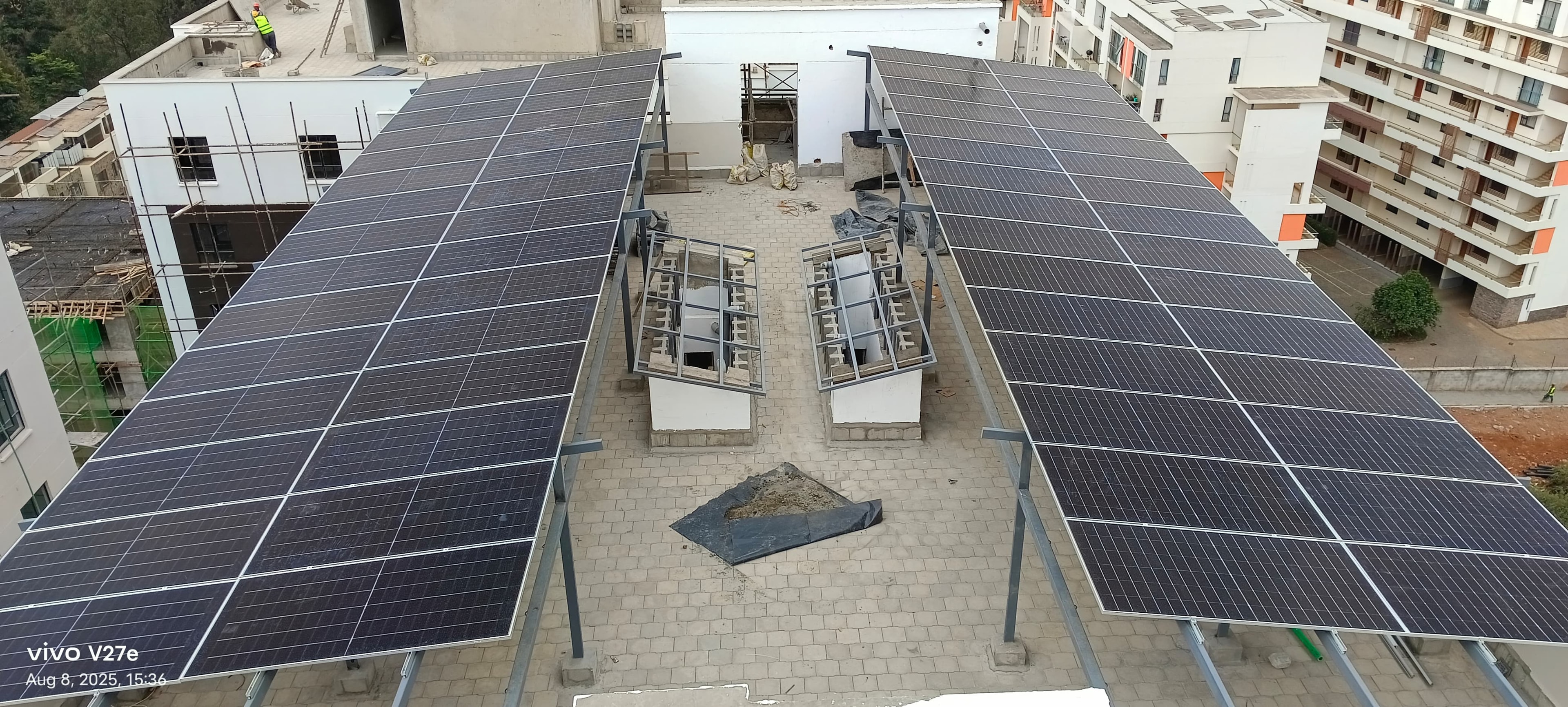 Thika Road Mall rooftop solar installation
