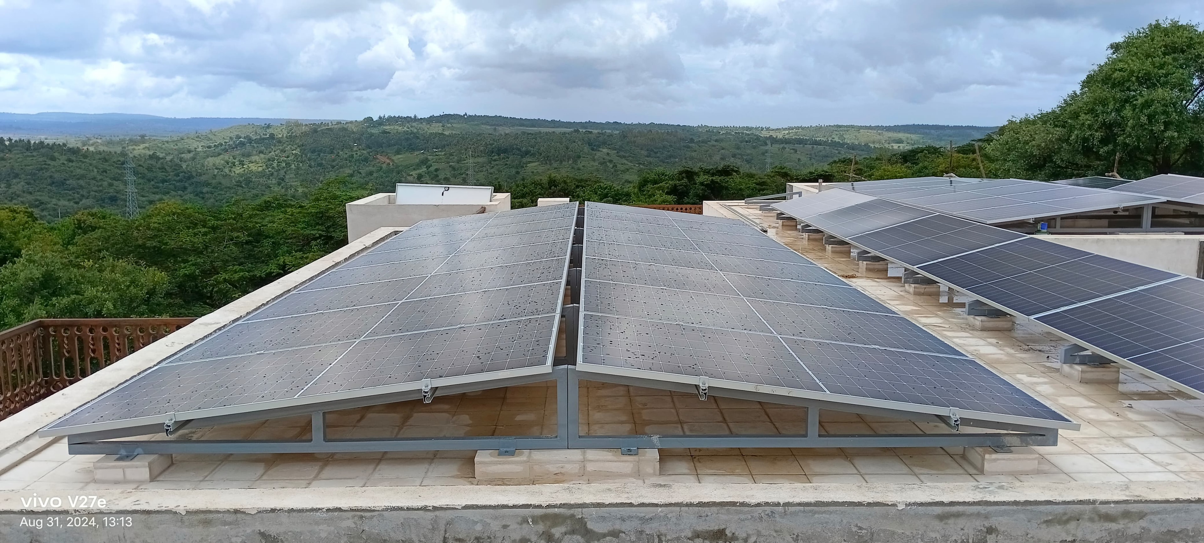Westlands Apartment Complex centralised solar water heating