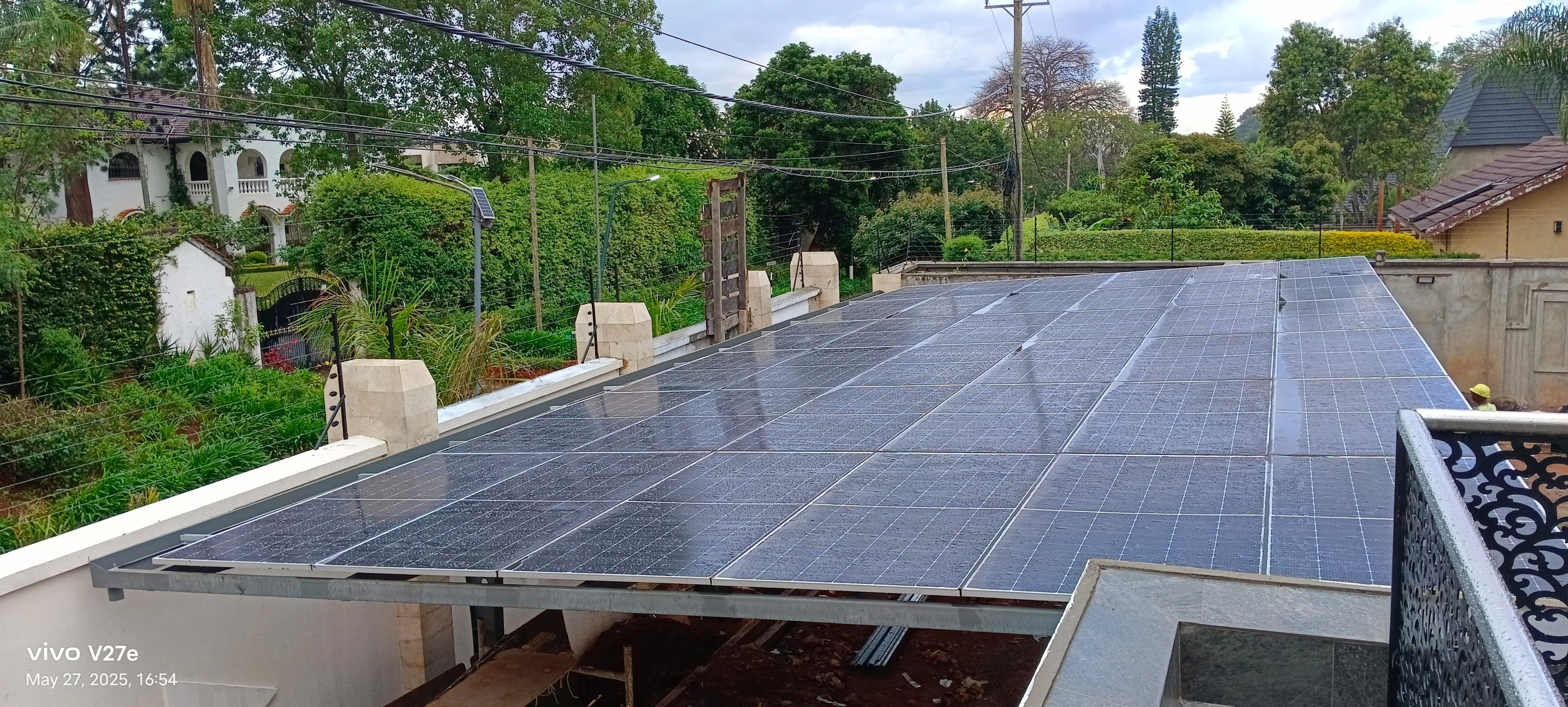 Eldoret Industrial Park rooftop solar installation